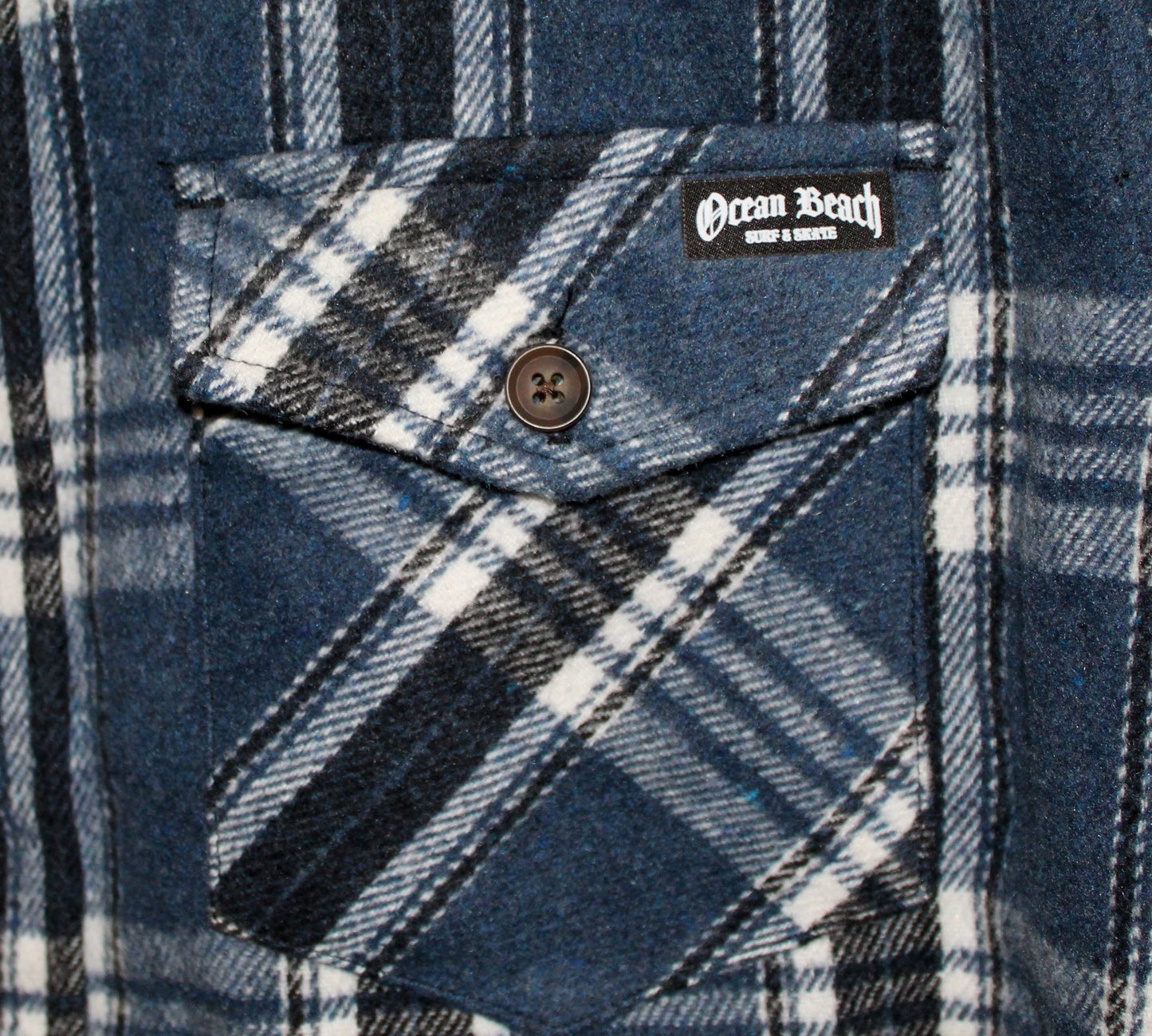 ACT A Heavy Flannel Shirt Blu/Nvy