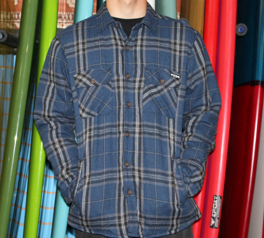 ACT A Stand Flannel Sherpa Navy