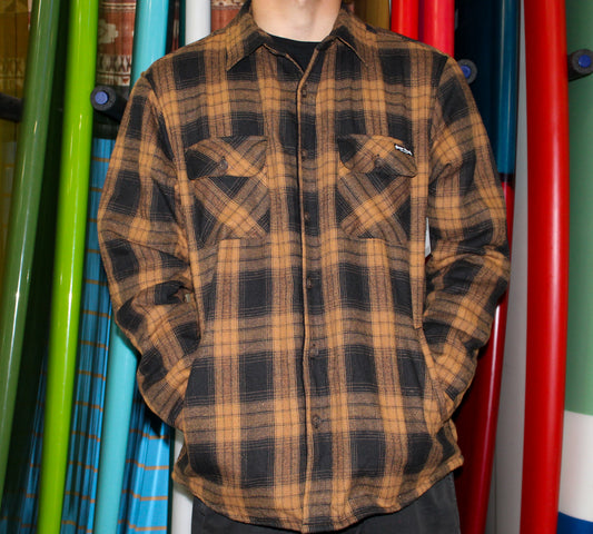 ACT A Stand Flannel Sherpa Brn/Blk