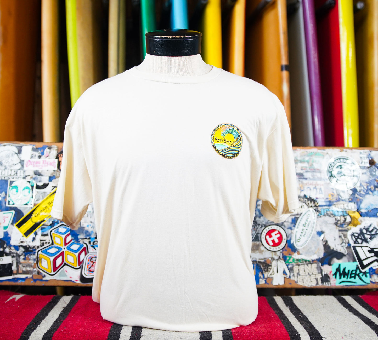 Wave Snake Tee Cream XXL