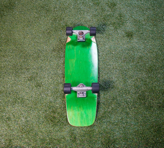 Woodgrain 9" Green Shape Deck